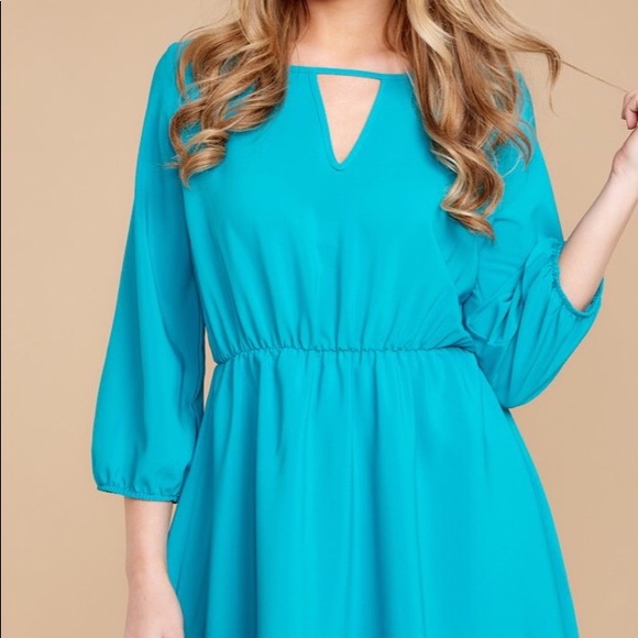 Host pick!! 💖 Turquoise dress - new with tags! - Picture 2 of 5